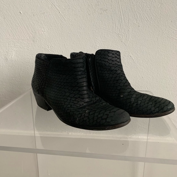 🖤 Seychelles croc ankle boots - Picture 1 of 5